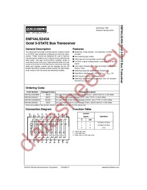 DM74ALS245AWM datasheet  